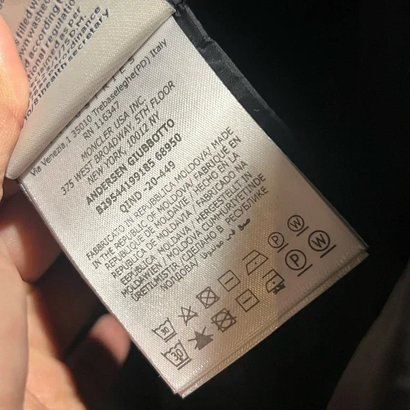 Moncler Black Long Puffer Coat - Picture 10 of 15